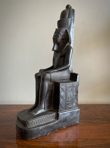 A large Egyptian Ramses Statue. A striking decorative piece - SHOP NOW - www.intovintage.co.uk