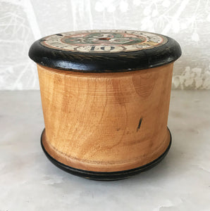 Large wooden Victorian string dispenser by J & P Coats, that would have held one mile of six cord string! A wonderful decorative piece of historic advertising - SHOP NOW - www.intovintage.co.uk