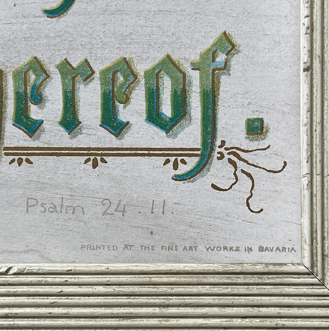 Vintage Religious Wall Hanging