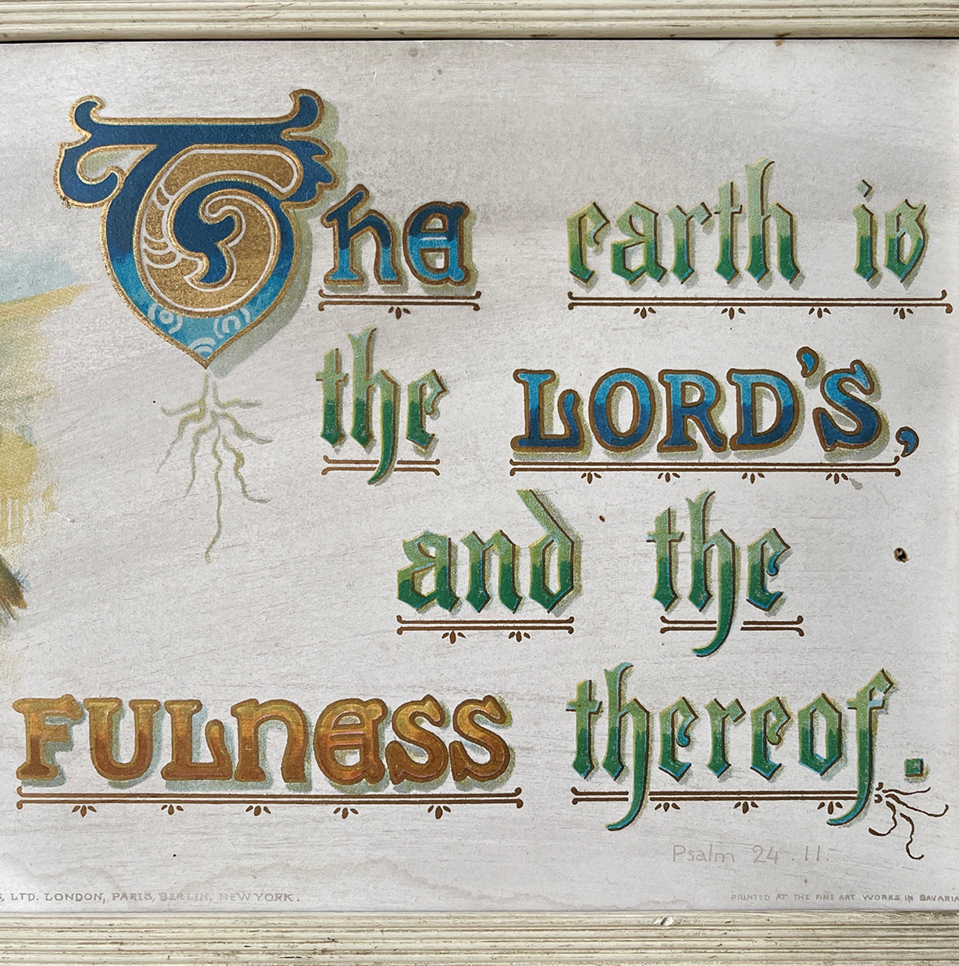 Vintage Religious Wall Hanging