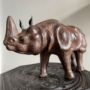 A superb, Vintage Liberty Leather Rhino in fantastic original condition. A fine specimen if ever we saw one! - SHOP NOW - www.intovintage.co.uk
