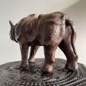 A superb, Vintage Liberty Leather Rhino in fantastic original condition. A fine specimen if ever we saw one! - SHOP NOW - www.intovintage.co.uk