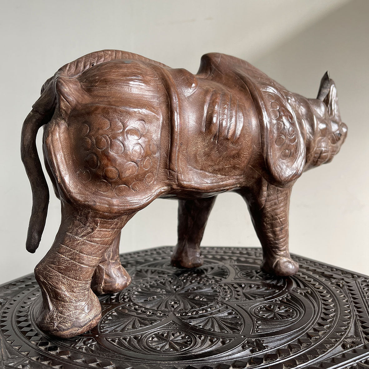 A superb, Vintage Liberty Leather Rhino in fantastic original condition. A fine specimen if ever we saw one! - SHOP NOW - www.intovintage.co.uk