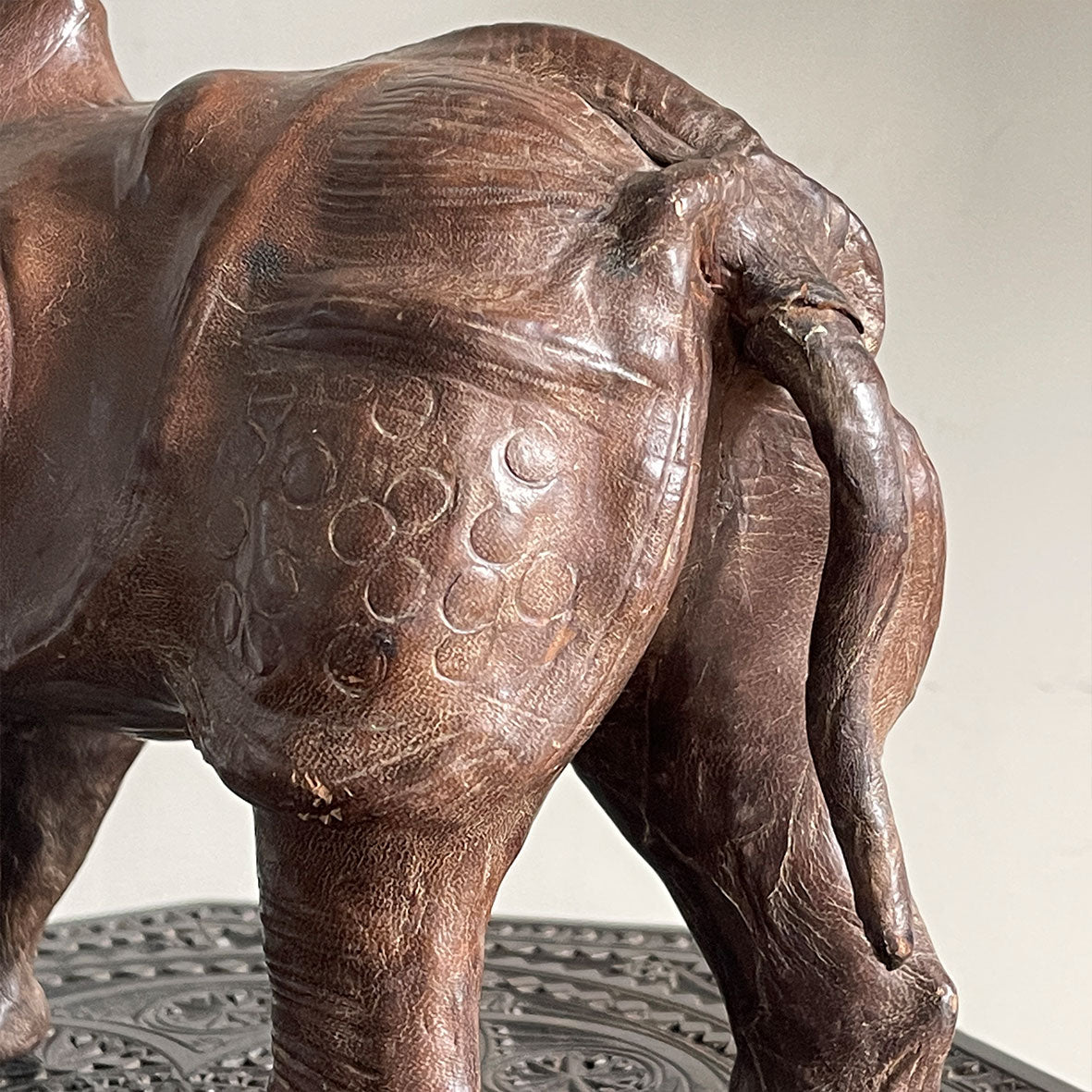 A superb, Vintage Liberty Leather Rhino in fantastic original condition. A fine specimen if ever we saw one! - SHOP NOW - www.intovintage.co.uk