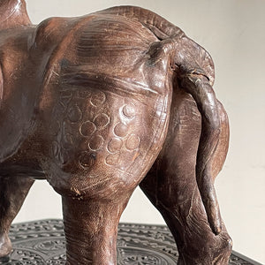 A superb, Vintage Liberty Leather Rhino in fantastic original condition. A fine specimen if ever we saw one! - SHOP NOW - www.intovintage.co.uk