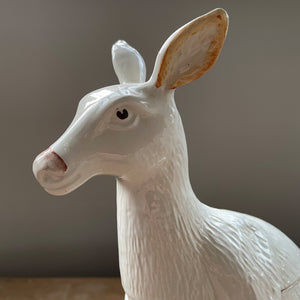 A well modeled ceramic Kangaroo has a removable head so you can keep biscuits or other bits and bobs inside. Made by Mancem of Italy - SHOP NOW - www.intovintage.co.uk