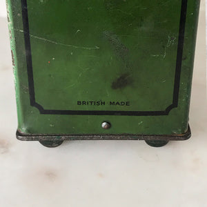 Gorgeous little Vintage Tin Safe Money Box with a fantastic aged patina - SHOP NOW - www.intovintage.co.uk