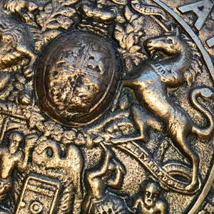 Milners' Brass Safe Plate