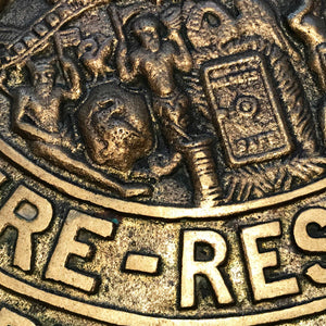 Milners' Brass Safe Plate
