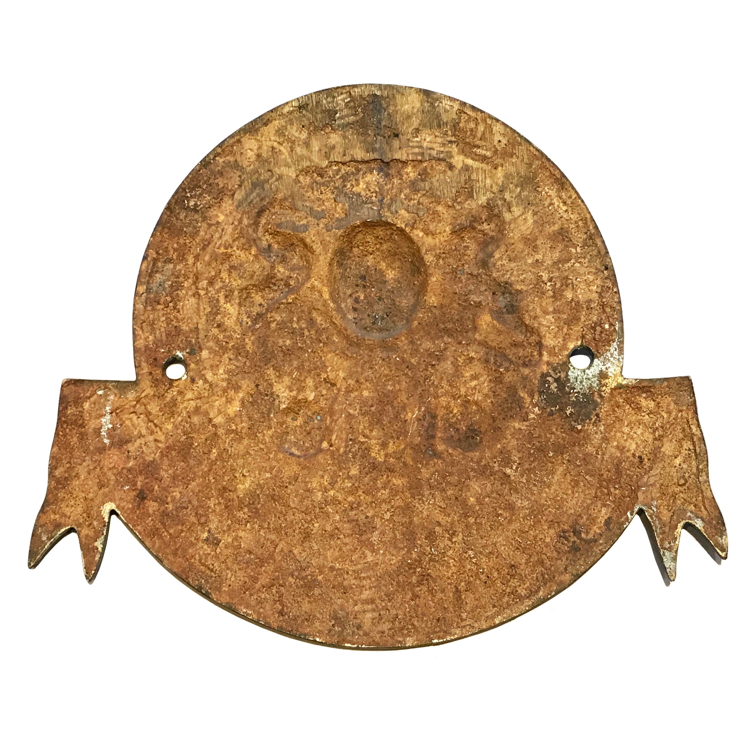 Milners' Brass Safe Plate