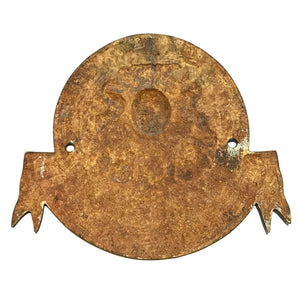 Milners' Brass Safe Plate