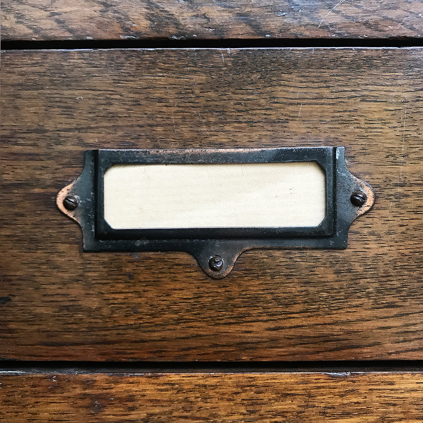 A Pair of Oak Banked Drawers