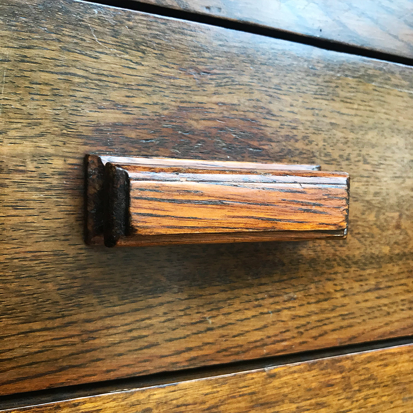 A Pair of Oak Banked Drawers