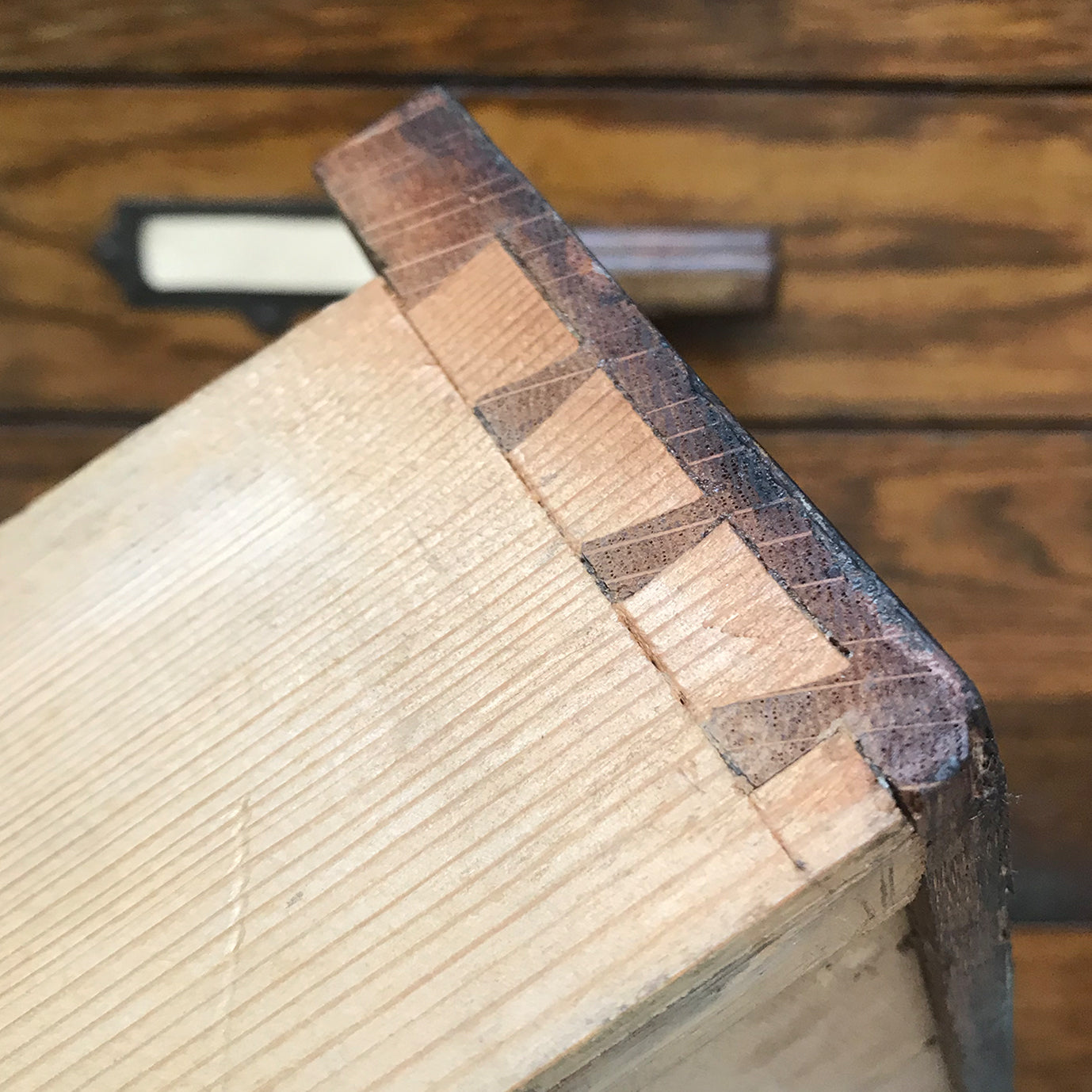 A Pair of Oak Banked Drawers