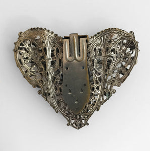 Edwardian Heart Dress Clip