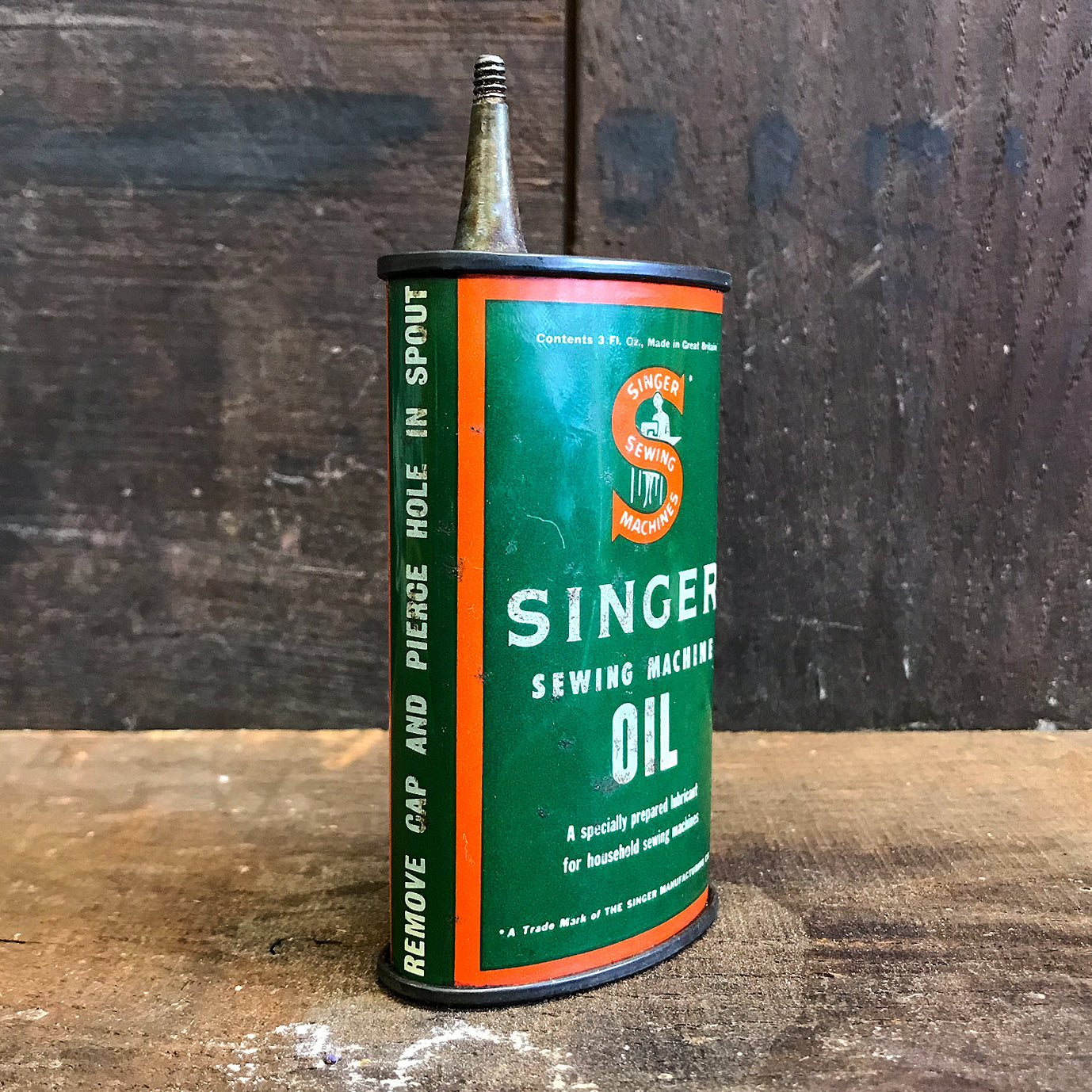 Vintage Singer Oil Can