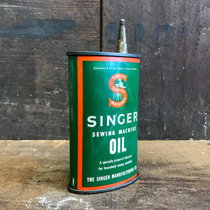 Singer Sewing Machine Oil Tin 