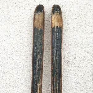 Good looking pair of Vintage Wooden Skis by ESS - SHOP NOW - www.intovintage.co.uk