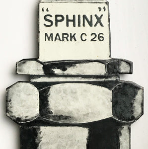 Sphinx Enamel Sign