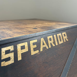 A scarce vintage Shop Advertising Tool Display Stand from the Spear & Jackson Company of Sheffield complete with original hacksaw blade - SHOP NOW - www.intovintage.co.uk