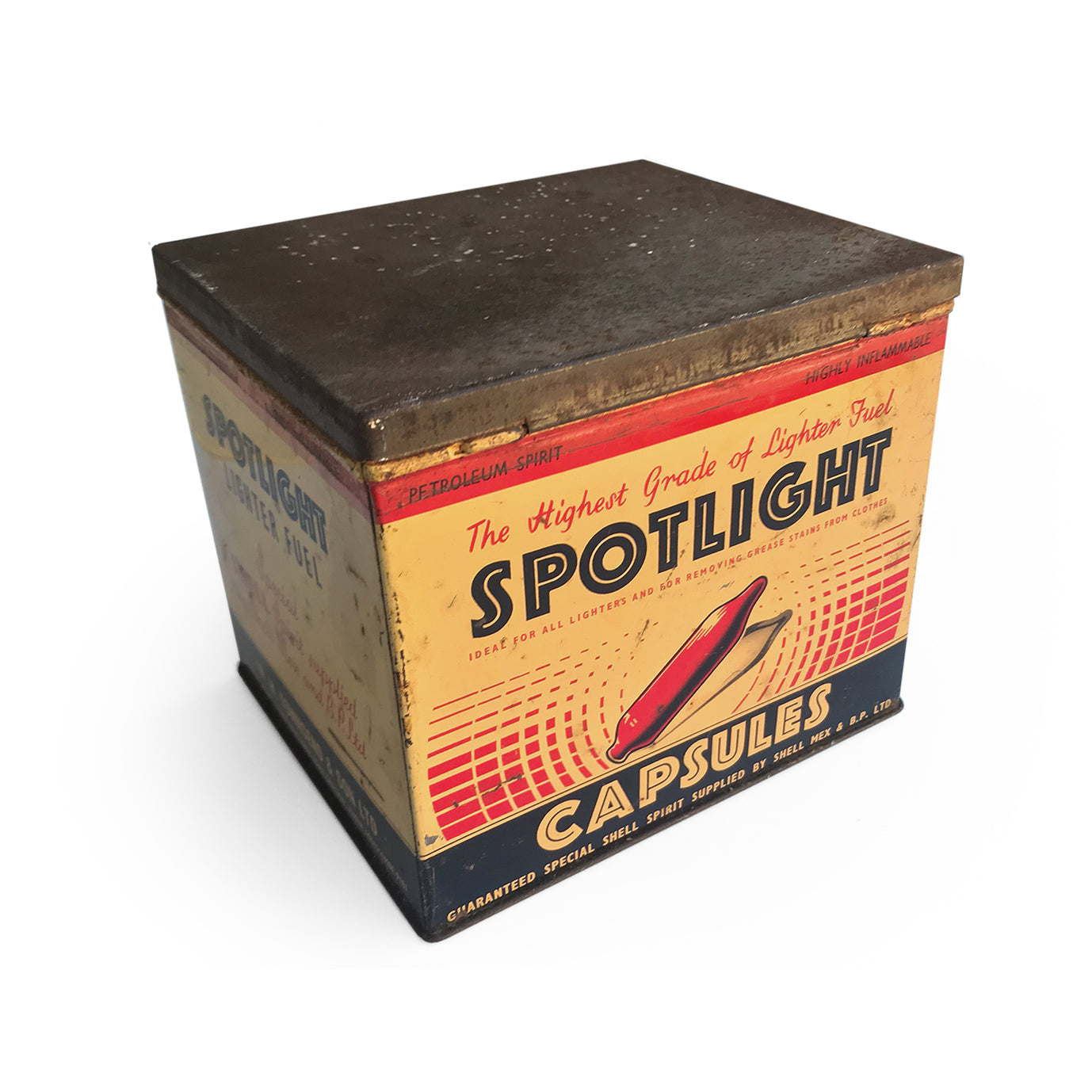 Vintage Spotlight Tin. Find this and other Vintage Tins & Toys for sale at Intovintage.co.uk.