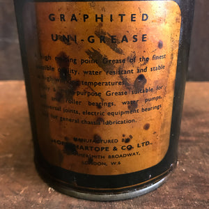 Super rare Sprol Graphited Uni Grease Can manufactured by Hopenhartope & Co Ltd. Hammersmith Broadway, London W.6 - SHOP NOW - www.intovintage.co.uk