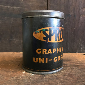 Super rare Sprol Graphited Uni Grease Can manufactured by Hopenhartope & Co Ltd. Hammersmith Broadway, London W.6 - SHOP NOW - www.intovintage.co.uk