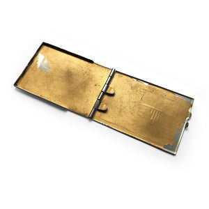 Handy little Deco chrome stamp case - SHOP NOW - www.intovintage.co.uk