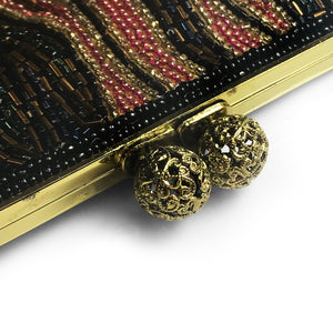 Vintage Striped Beaded Bag. Find this and other Beautiful Vintage Bags & Purses for sale at Intovintage.co.uk.