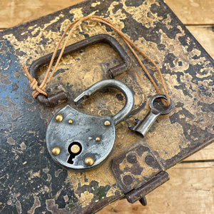 An Antique Strongbox with the most perfect patinated painted finish. It comes with its original lock and key. We're not sure that you'll find one better - SHOP NOW - www.intovintage.co.uk