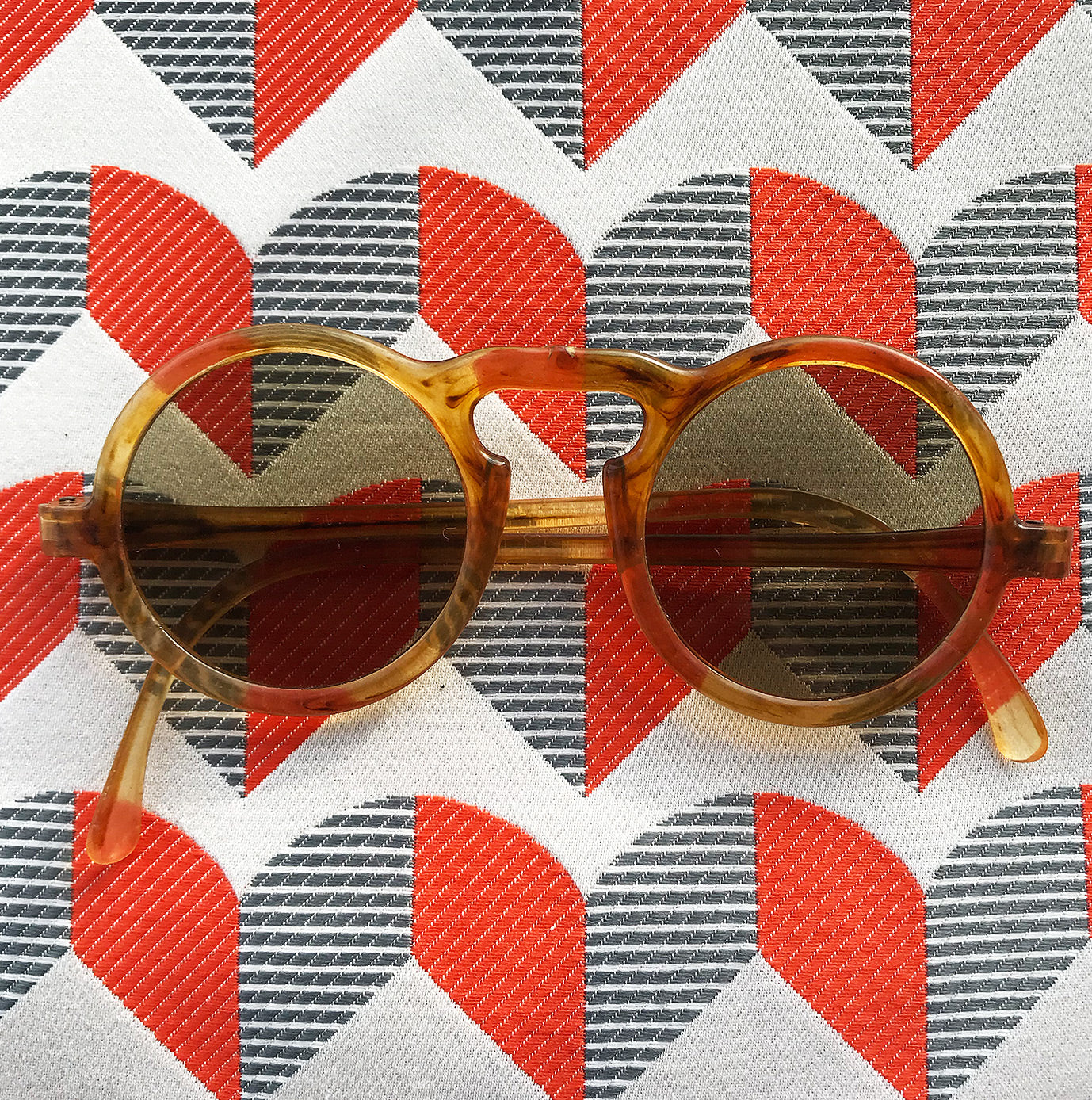 Cool, stylish pair of 1930s Art DecoSunglasses with snakeskin effect leather case. Ideal for the coming summer months - SHOP NOW - www.intovintage.co.uk