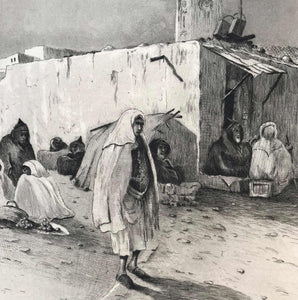 Vintage etched scene of Tangier by Dr D.Donald (1923). Find Antique Etchings & other Antique Prints at IntoVintage.co.uk