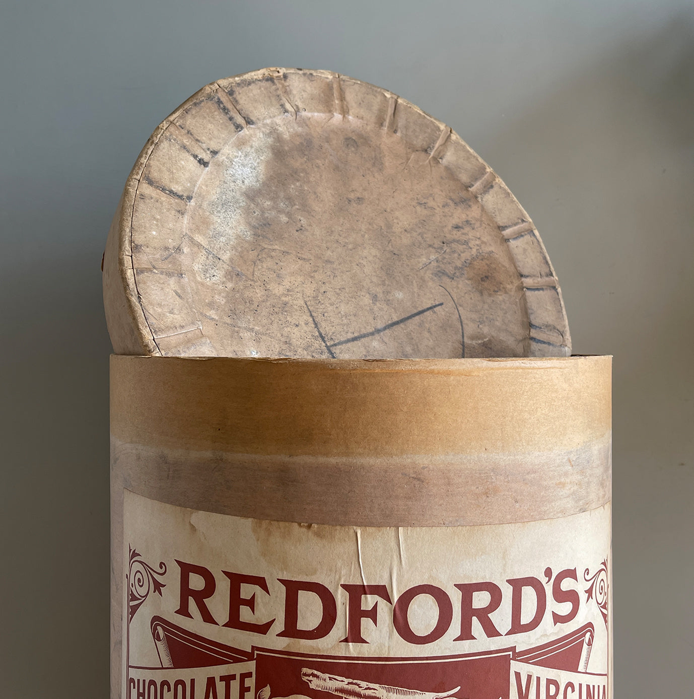 A Redford's of Exmouth St, Clerkenwell, London Tobacco Bin. This bin would have been used to keep the fresh tobacco clean and fresh for transport and storage within the Redford's London premises - SHOP NOW - www.intovintage.co.uk