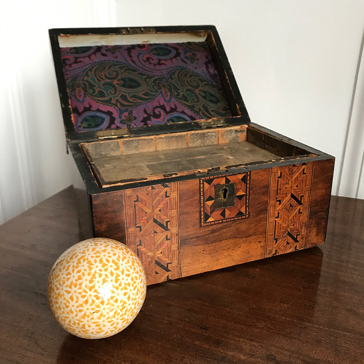Victorian Tunbridge Sewing Box