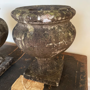 A Pair of Late 19th C Marble Urns