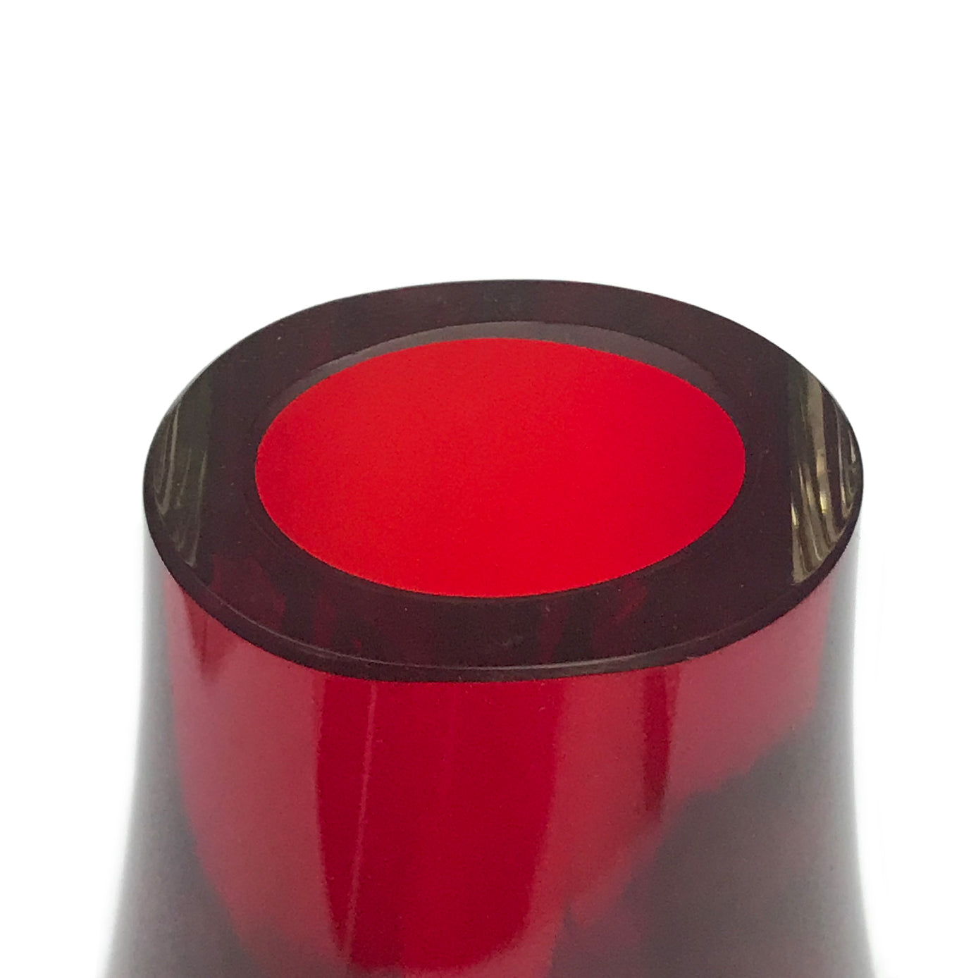 Whitefriars Ruby Glass 'Teardrop' Vase