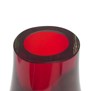 Whitefriars Ruby Glass 'Teardrop' Vase