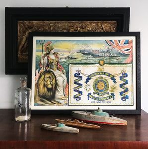 An Antique British Army WW1 Print