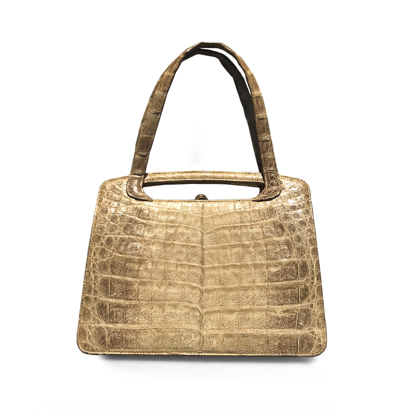 Vintage Cream Croc Handbag. Find this and other Beautiful Vintage Bags & Purses for sale at Intovintage.co.uk.