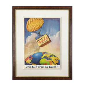 Vintage Dewar's White Label scotch whisky print. Find Antique Etchings & other Antique Prints at IntoVintage.co.uk