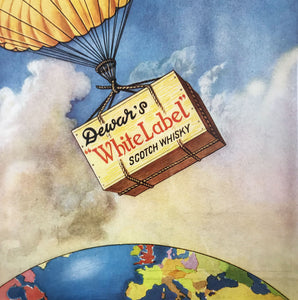 Vintage Dewar's White Label scotch whisky print. Find Antique Etchings & other Antique Prints at IntoVintage.co.uk