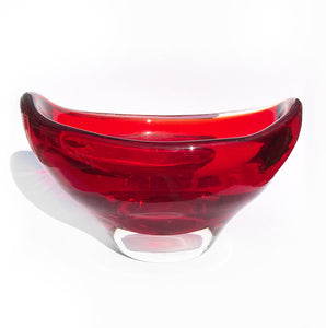 Whitefriars Ruby Bowl