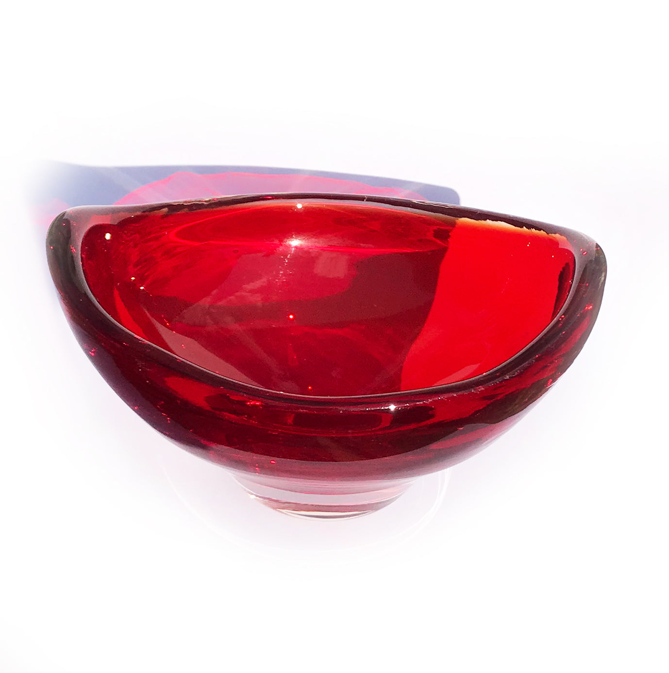 Whitefriars Ruby Bowl