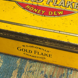 A Vintage Gold Flake Tobacco Tin