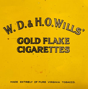 A Vintage Gold Flake Honey Dew Tobacco Tin from W.D & H.O Wills. Great colourful graphics to the front and sides with further typography to the inside lid. - SHOP NOW - www.intovintage.co.uk