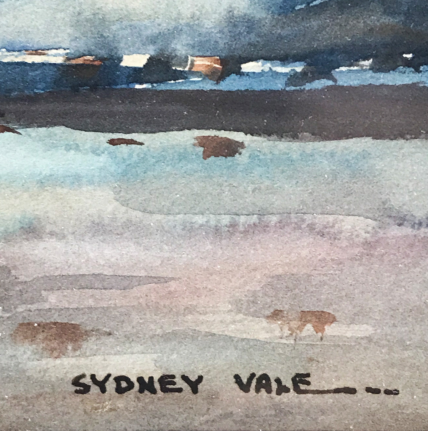 A Sidney Vale Watercolour of Lake Windermere