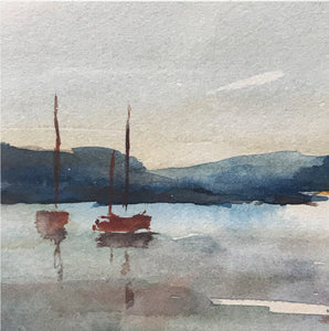 A Sidney Vale Watercolour of Lake Windermere