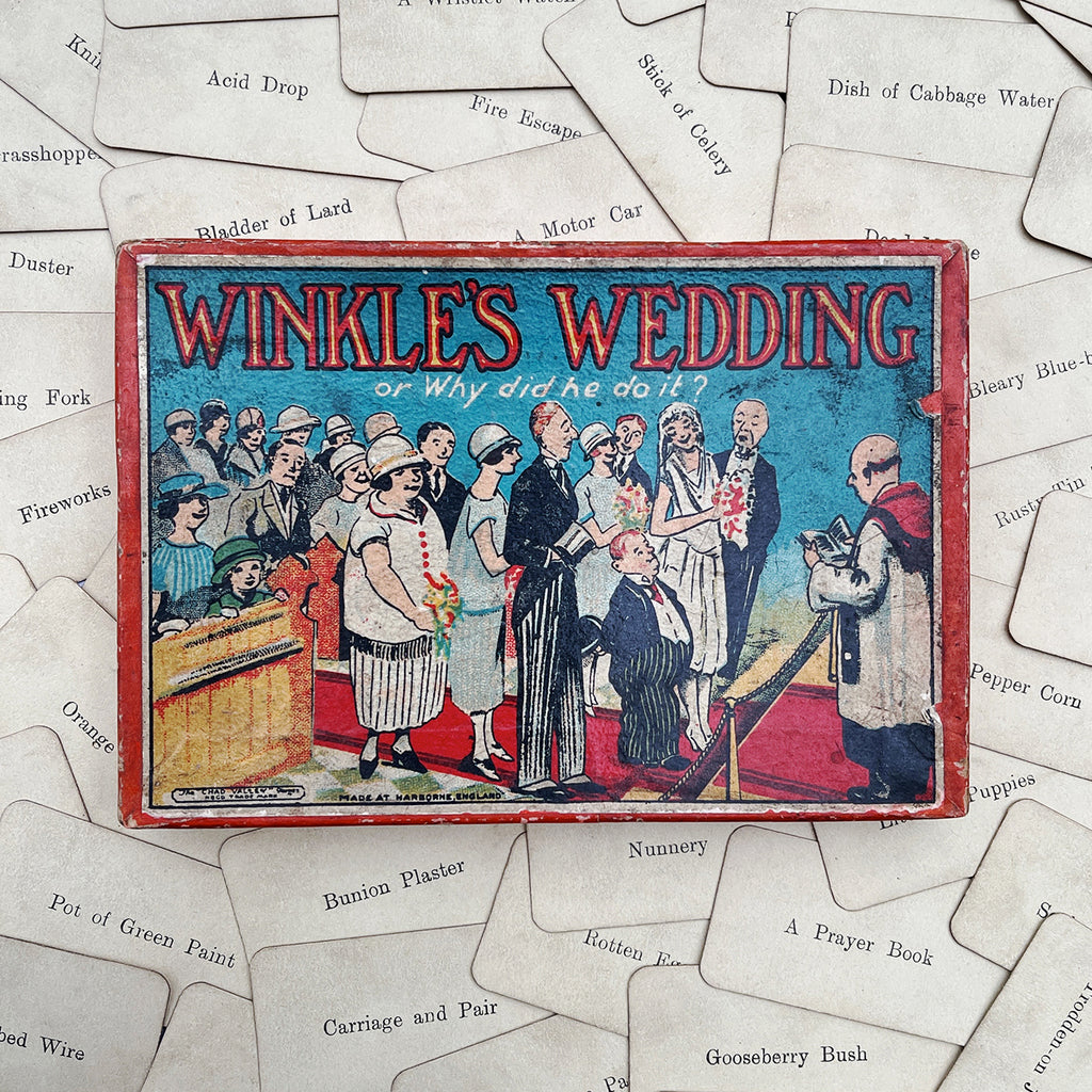 Willy's Wedding - Vintage Chad Valley card game from the 1930's - SHOP NOW - www.intovintage.co.uk
