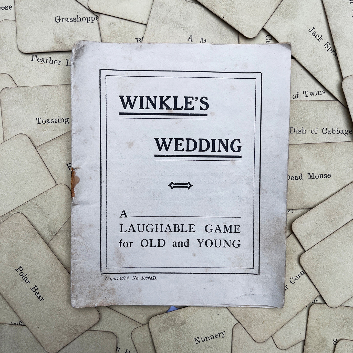 Willy's Wedding - Vintage Chad Valley card game from the 1930's - SHOP NOW - www.intovintage.co.uk