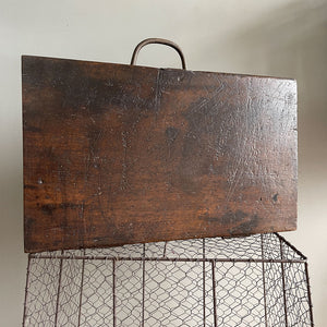A charming & Naive Wooden Case with a fantastic time worn patina - SHOP NOW - www.intovintage.co.uk